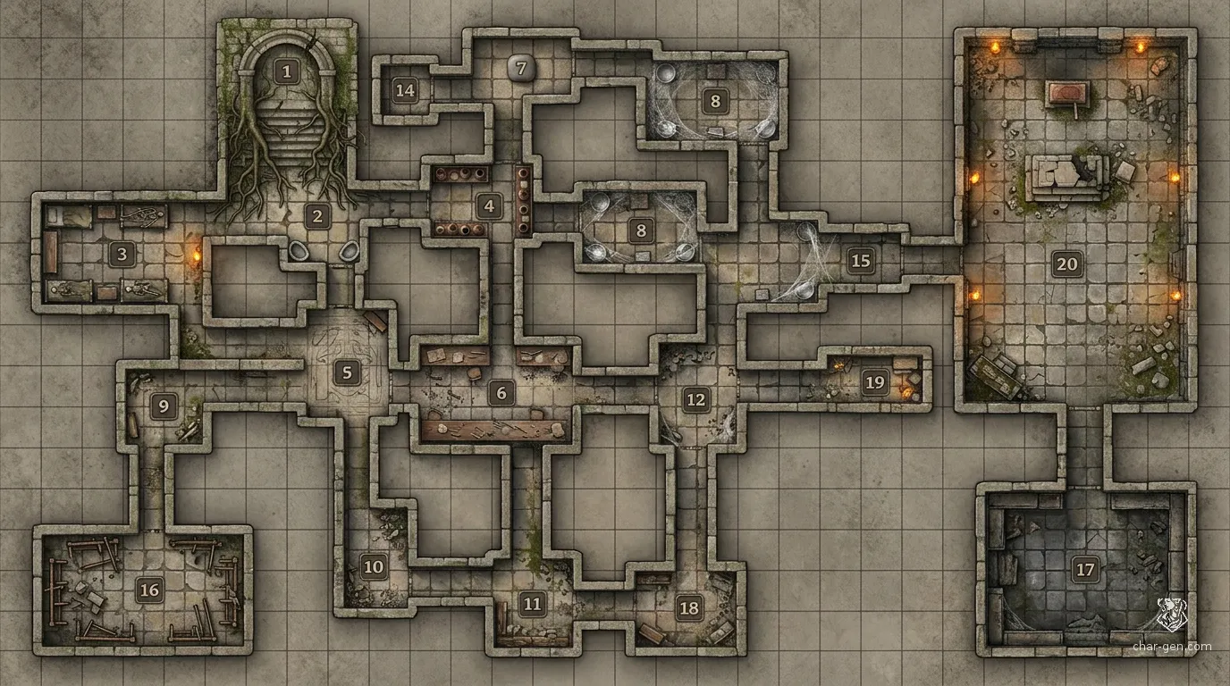 Dungeon battlemap