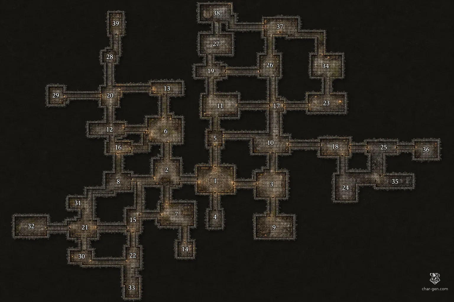 Dungeon battlemap