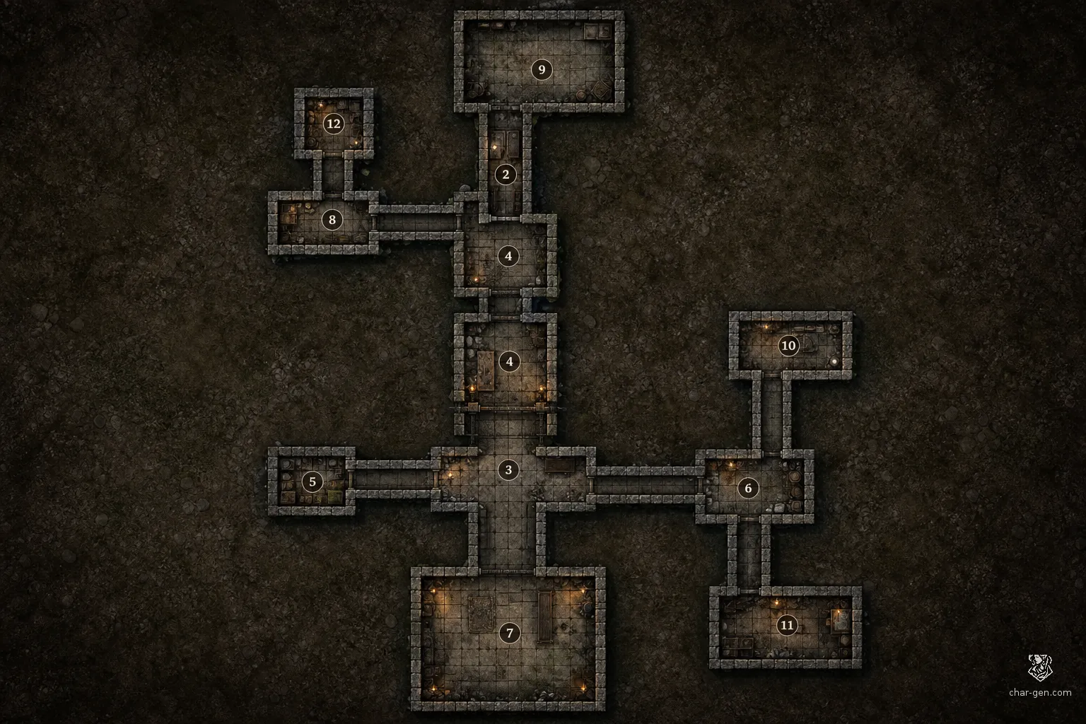 Dungeon battlemap