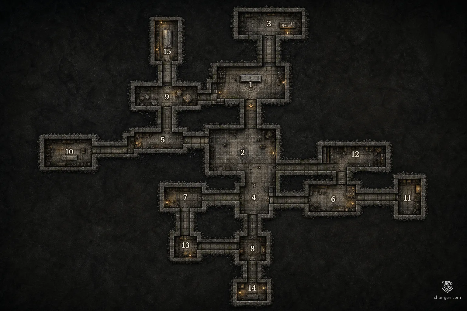 Dungeon battlemap
