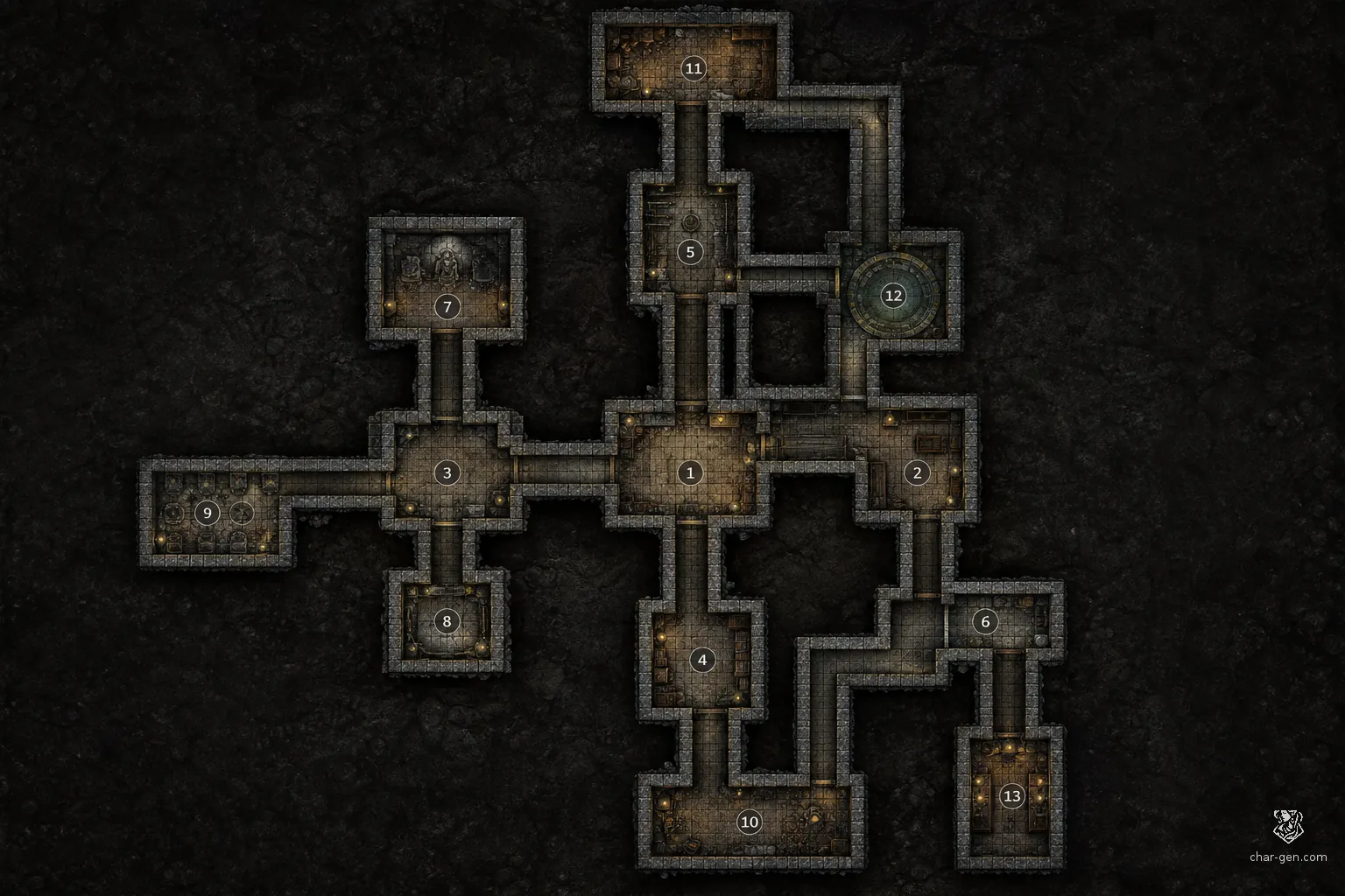 Dungeon battlemap