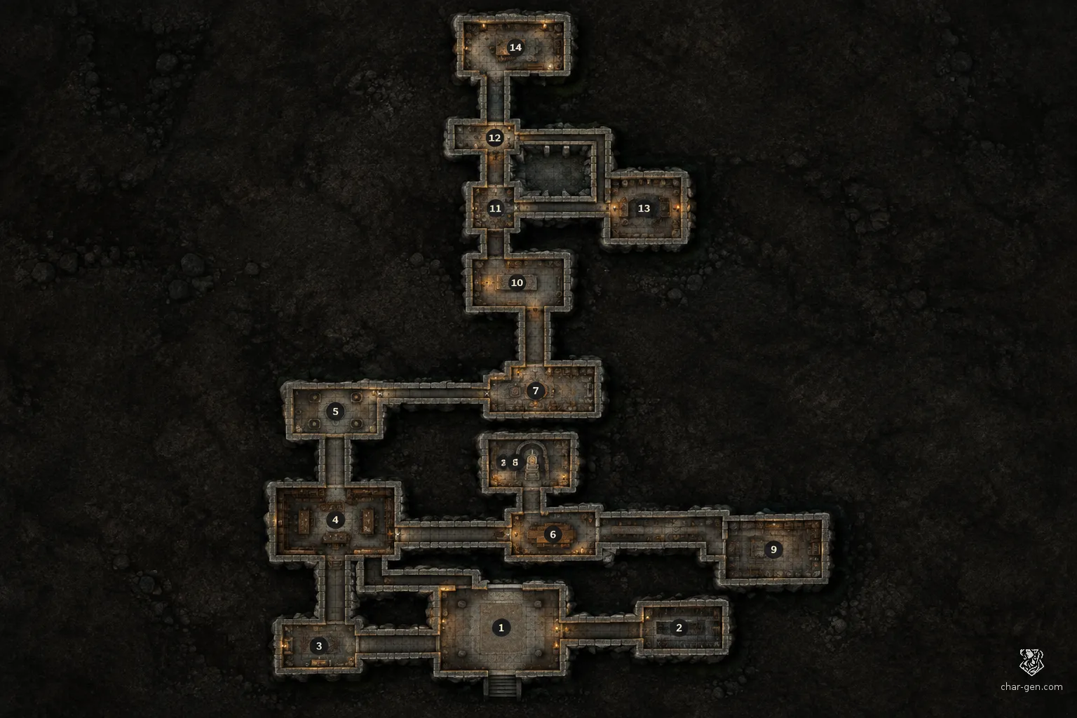 Dungeon battlemap