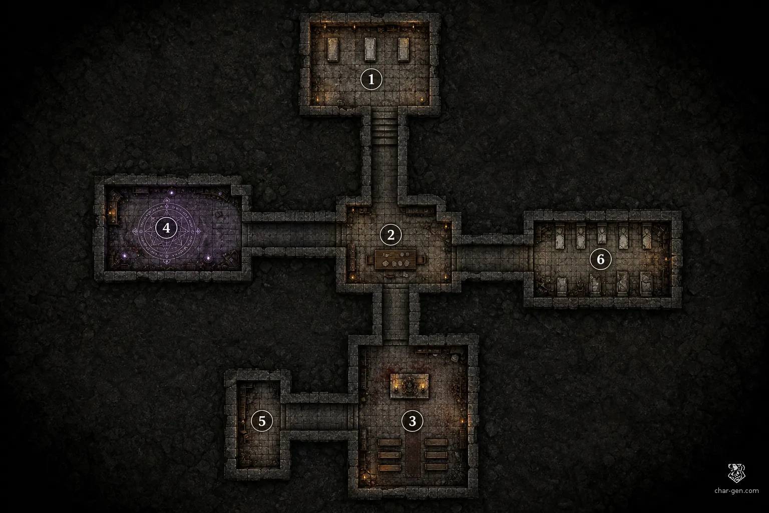 Dungeon battlemap