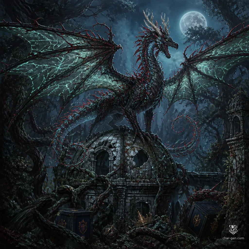 The Thornwing Mournling, Vaelith the Briar Drake