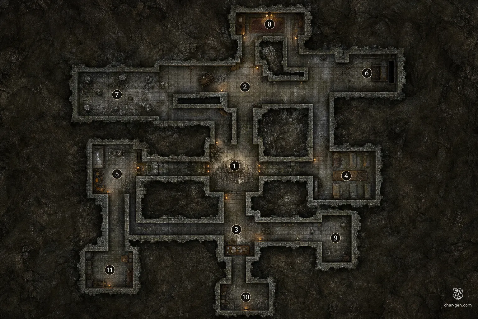 Dungeon battlemap
