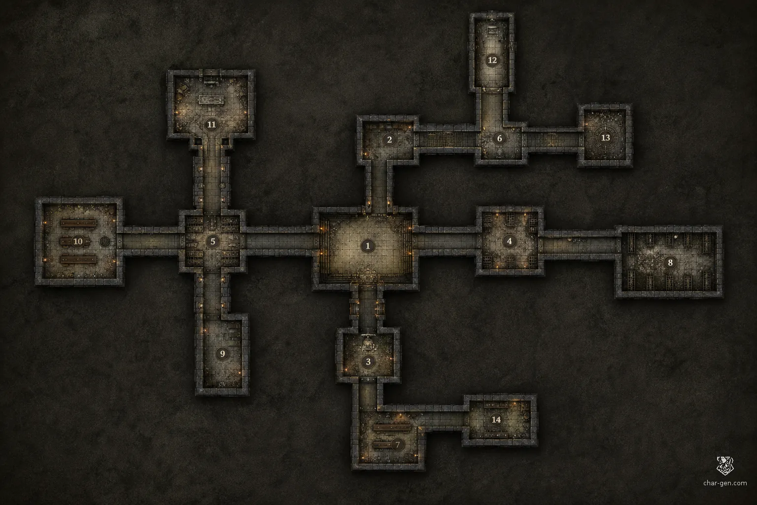 Dungeon battlemap