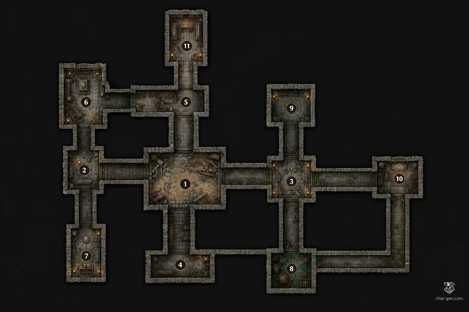 Dungeon battlemap