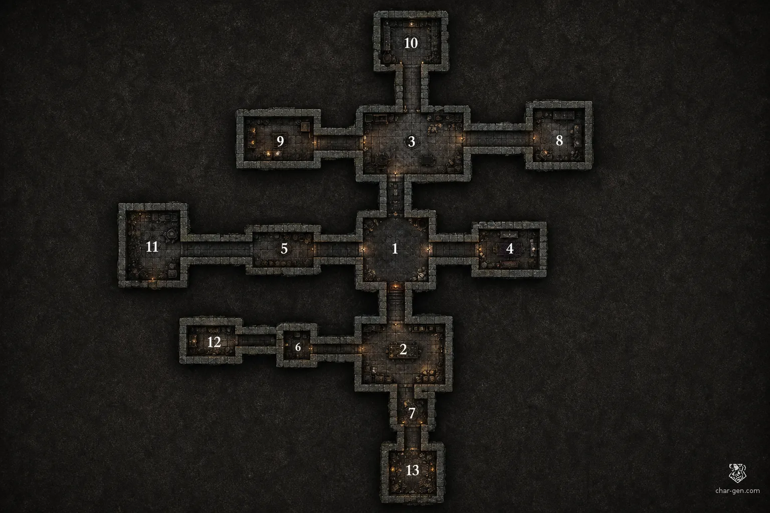 Dungeon battlemap