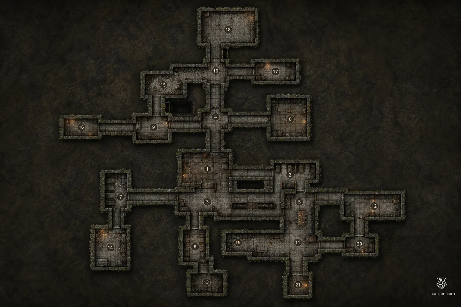 Dungeon battlemap