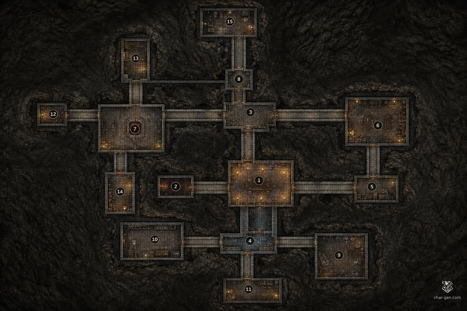 Dungeon battlemap