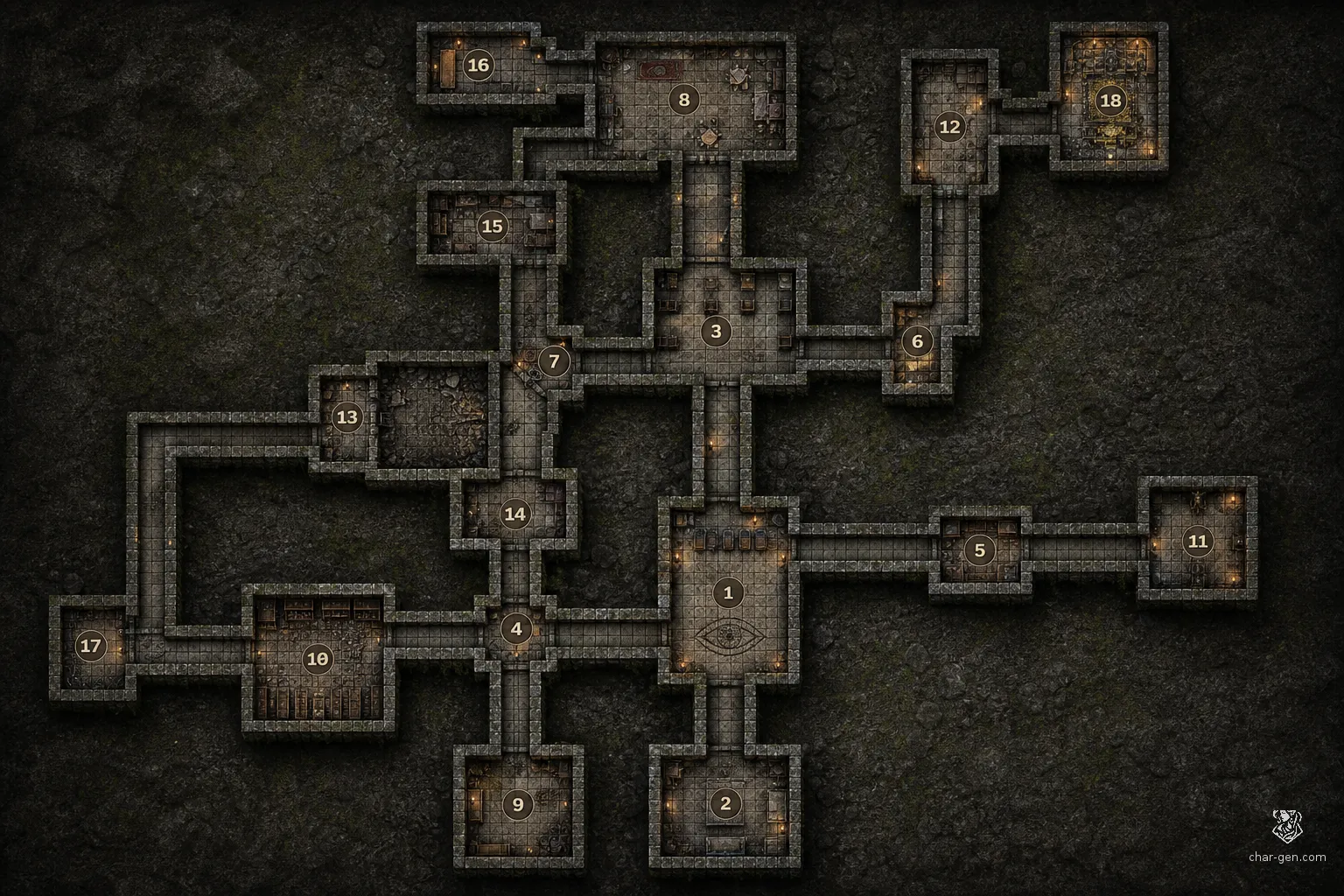 Dungeon battlemap