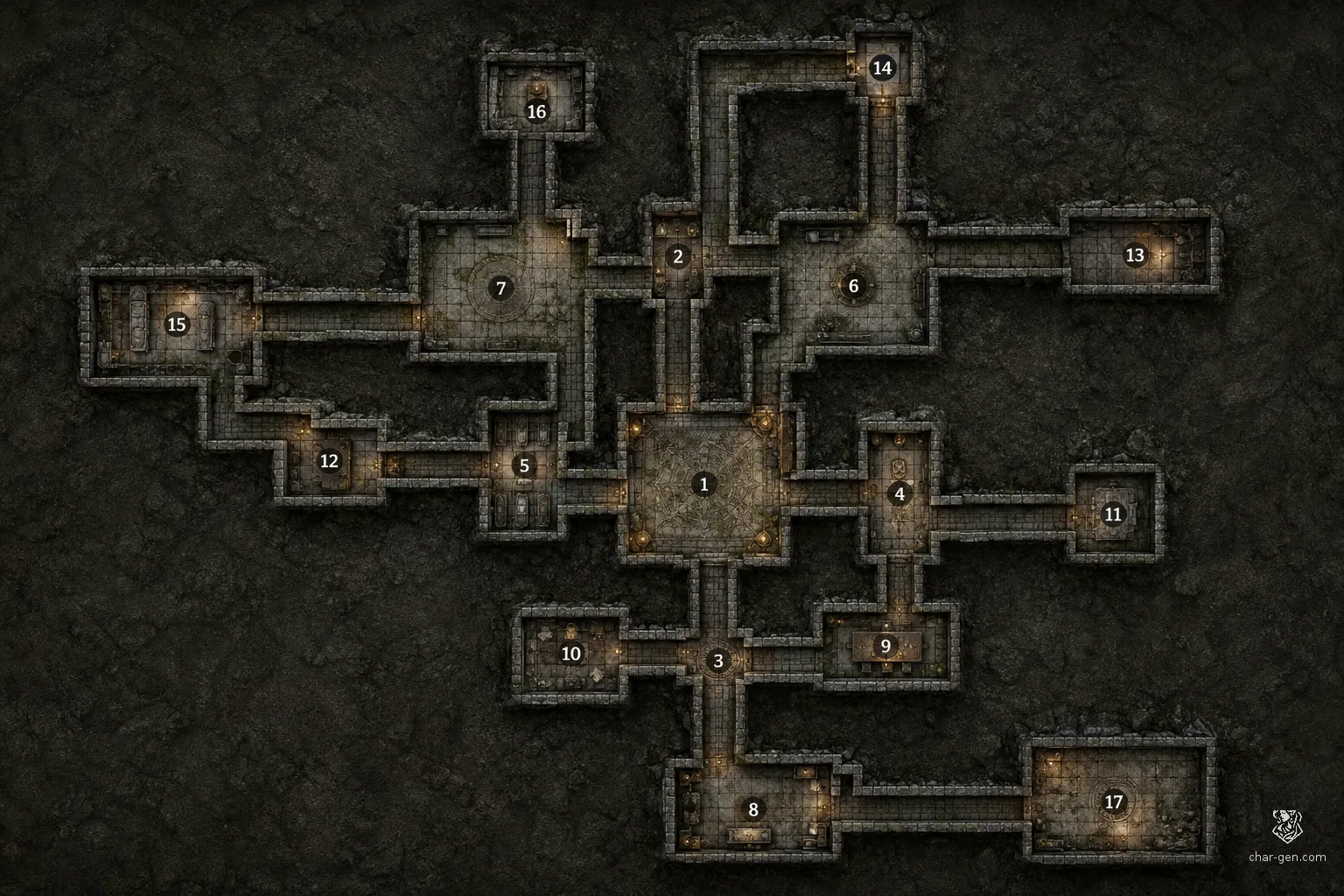 Dungeon battlemap