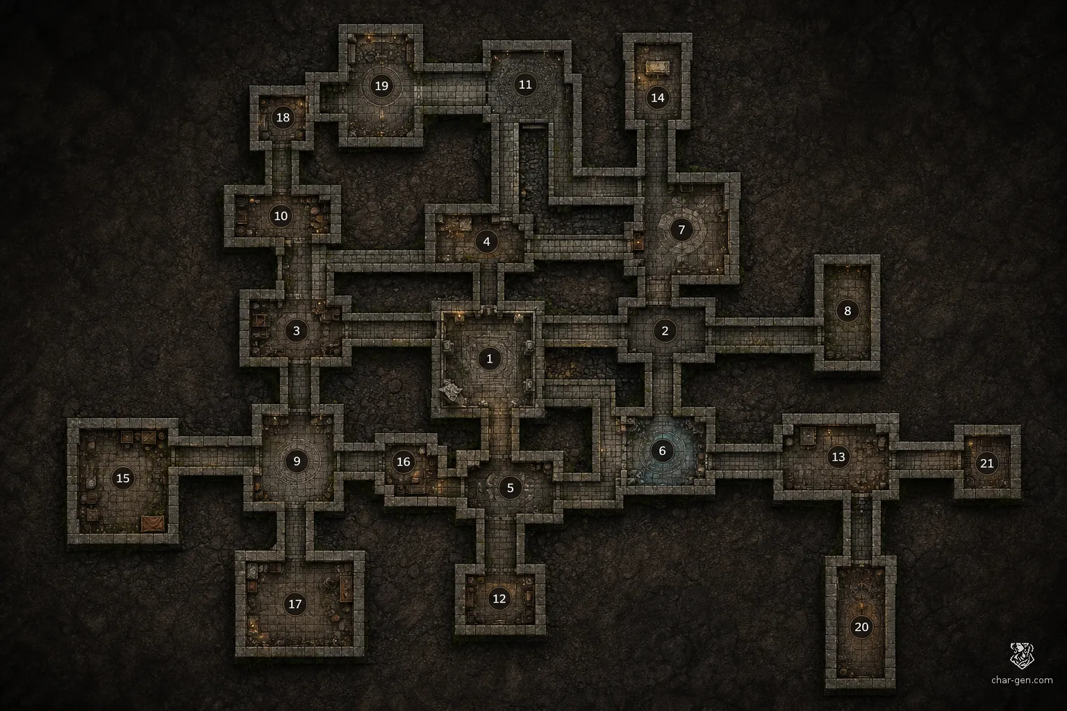 Dungeon battlemap