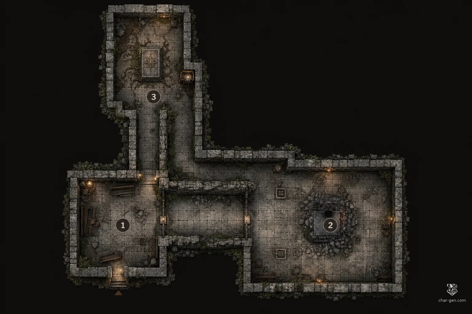 Dungeon battlemap
