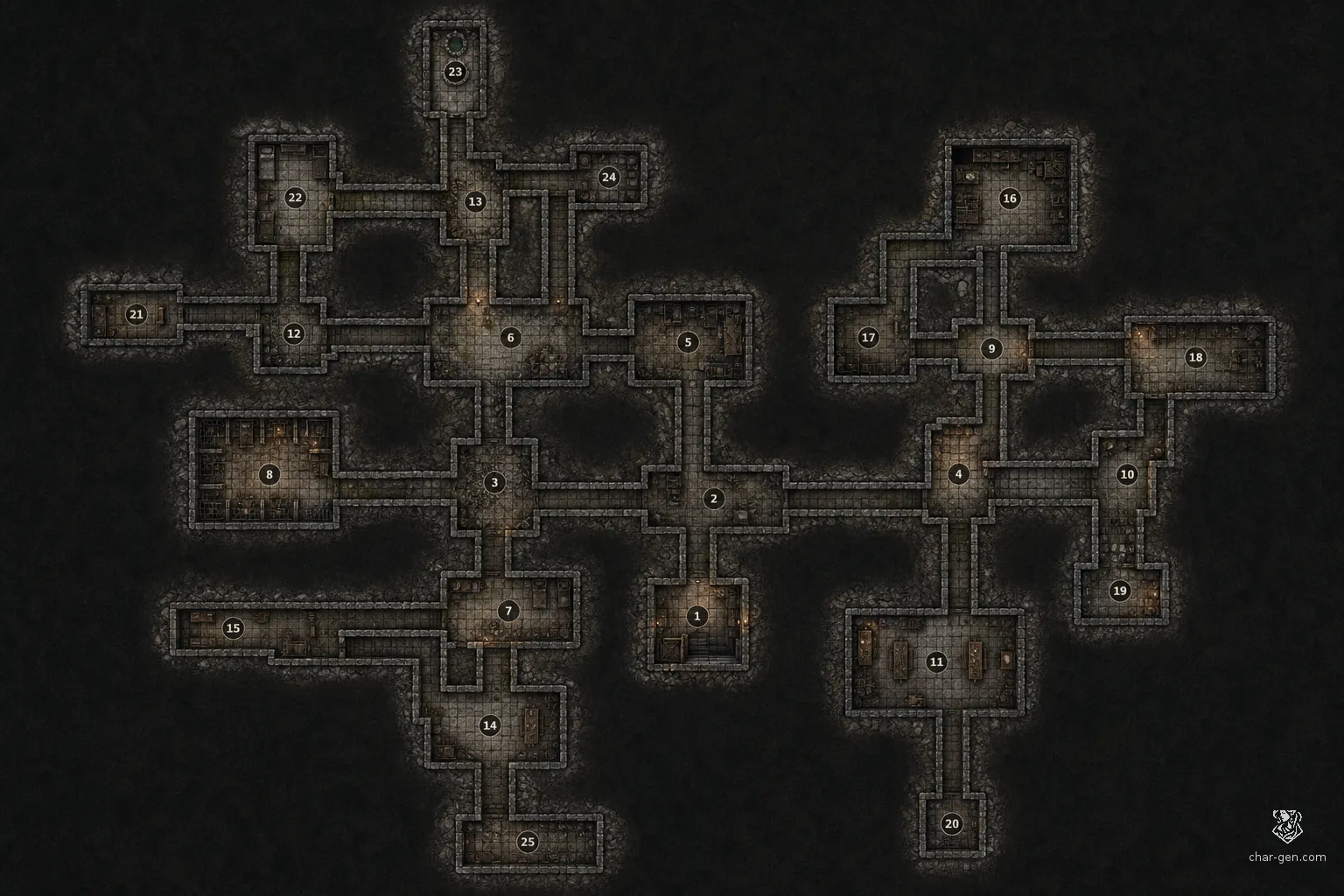 Dungeon battlemap