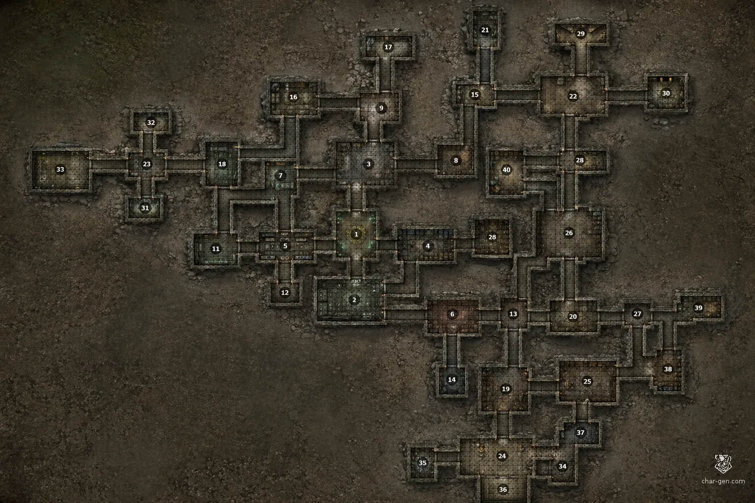 Dungeon battlemap