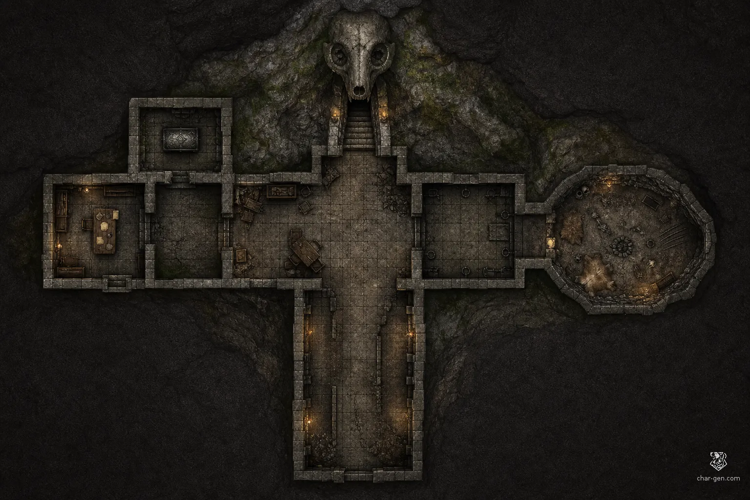 Dungeon battlemap
