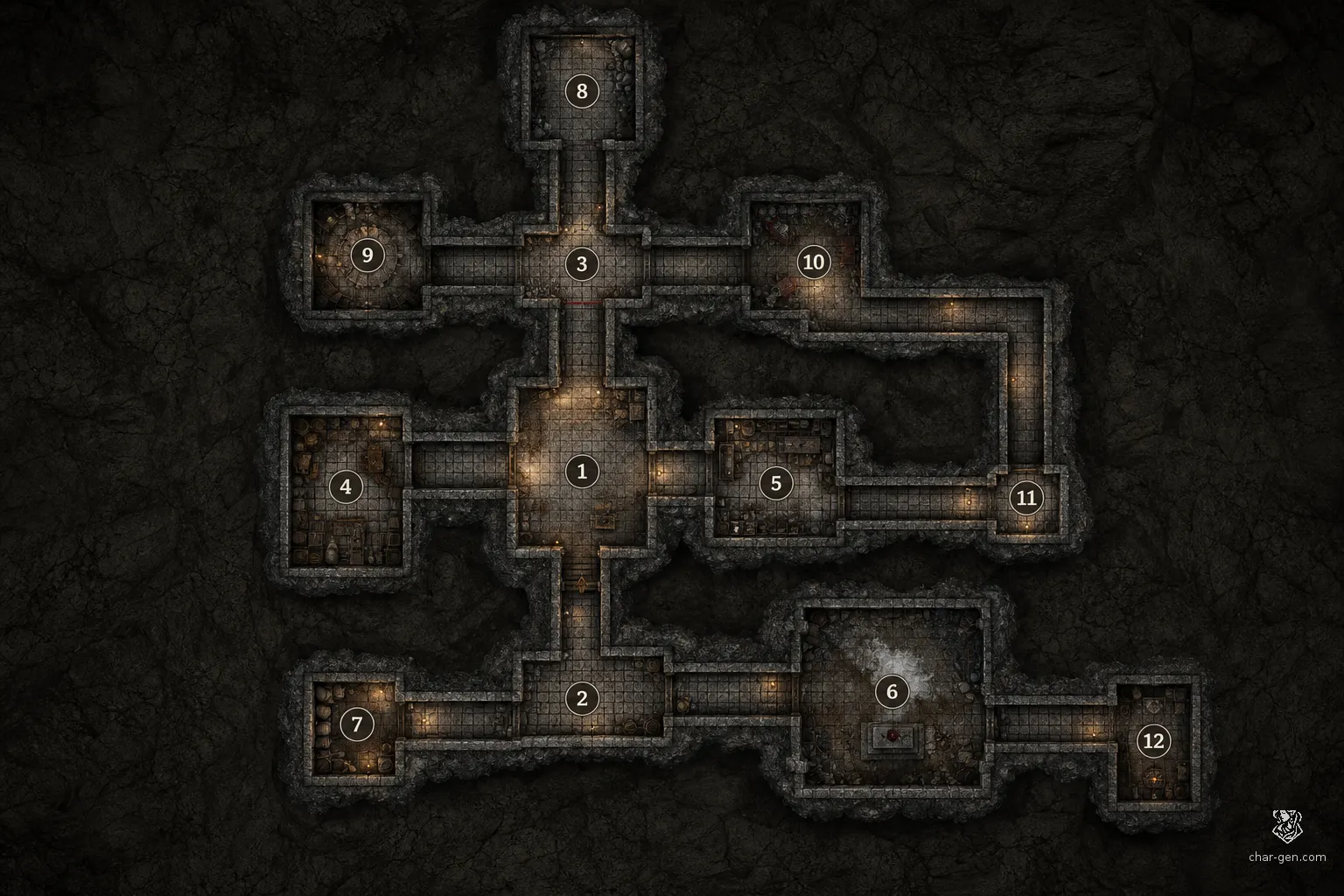 Dungeon battlemap