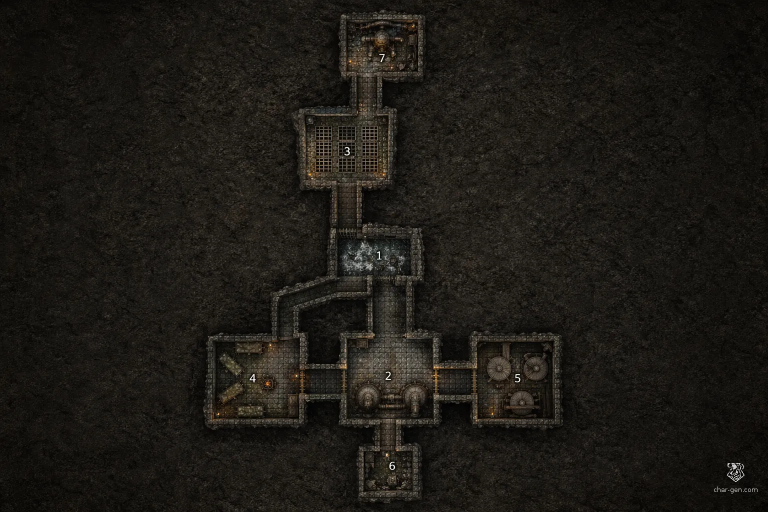 Dungeon battlemap