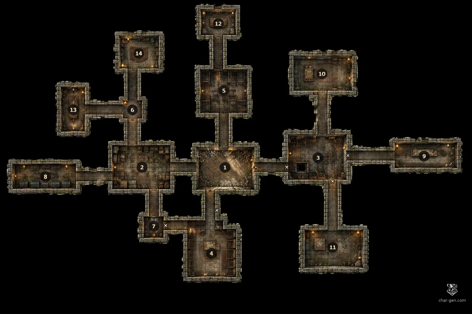 Dungeon battlemap