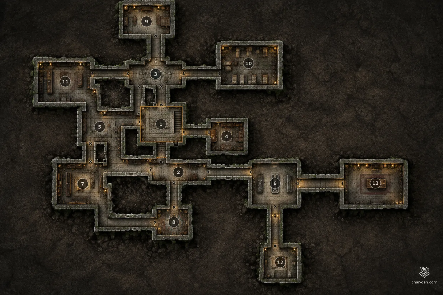 Dungeon battlemap