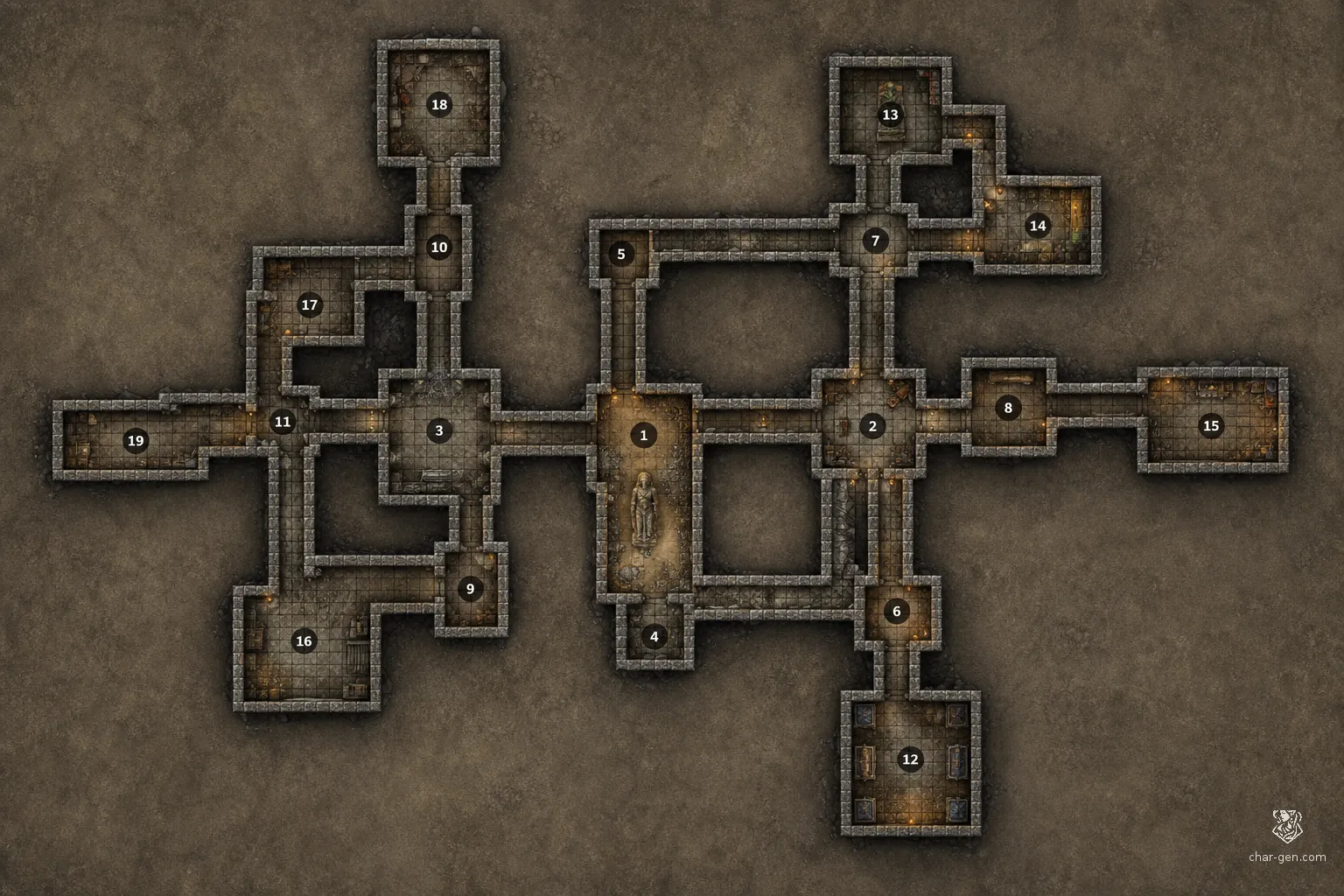 Dungeon battlemap