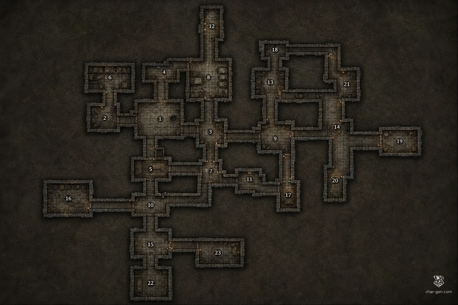 Dungeon battlemap