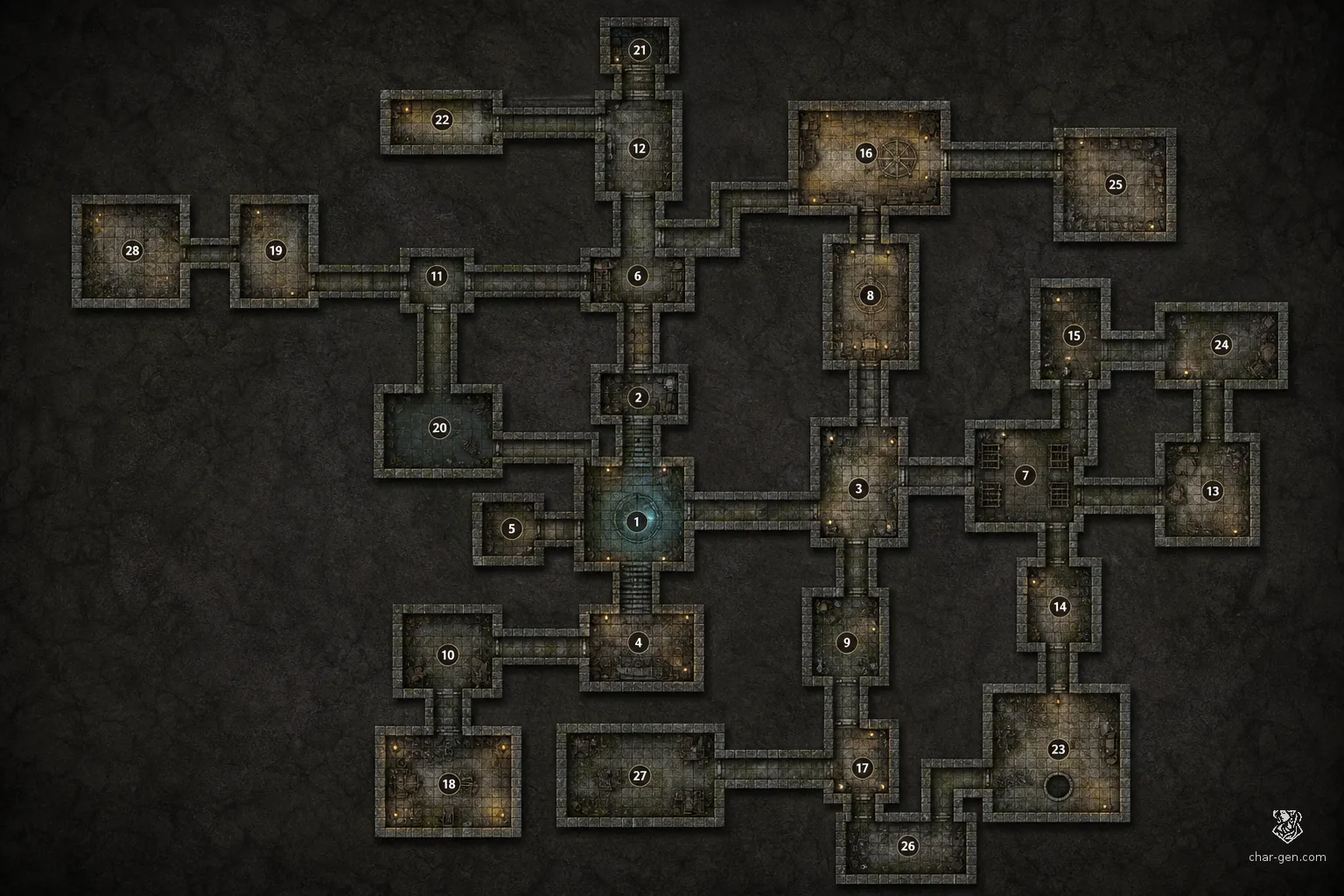 Dungeon battlemap