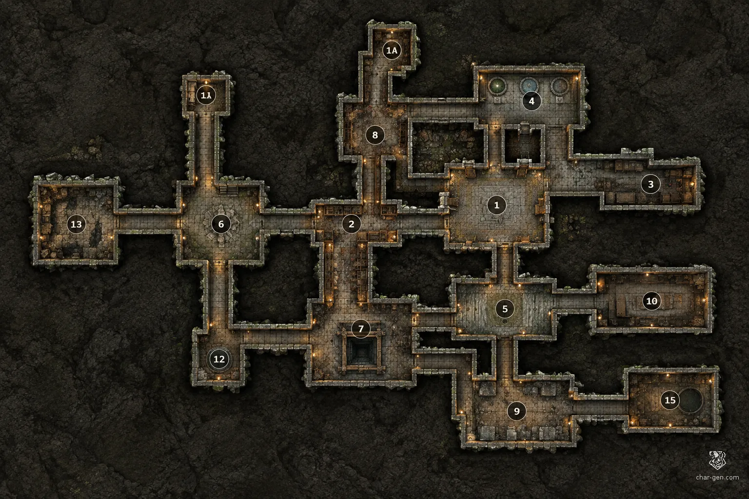 Dungeon battlemap