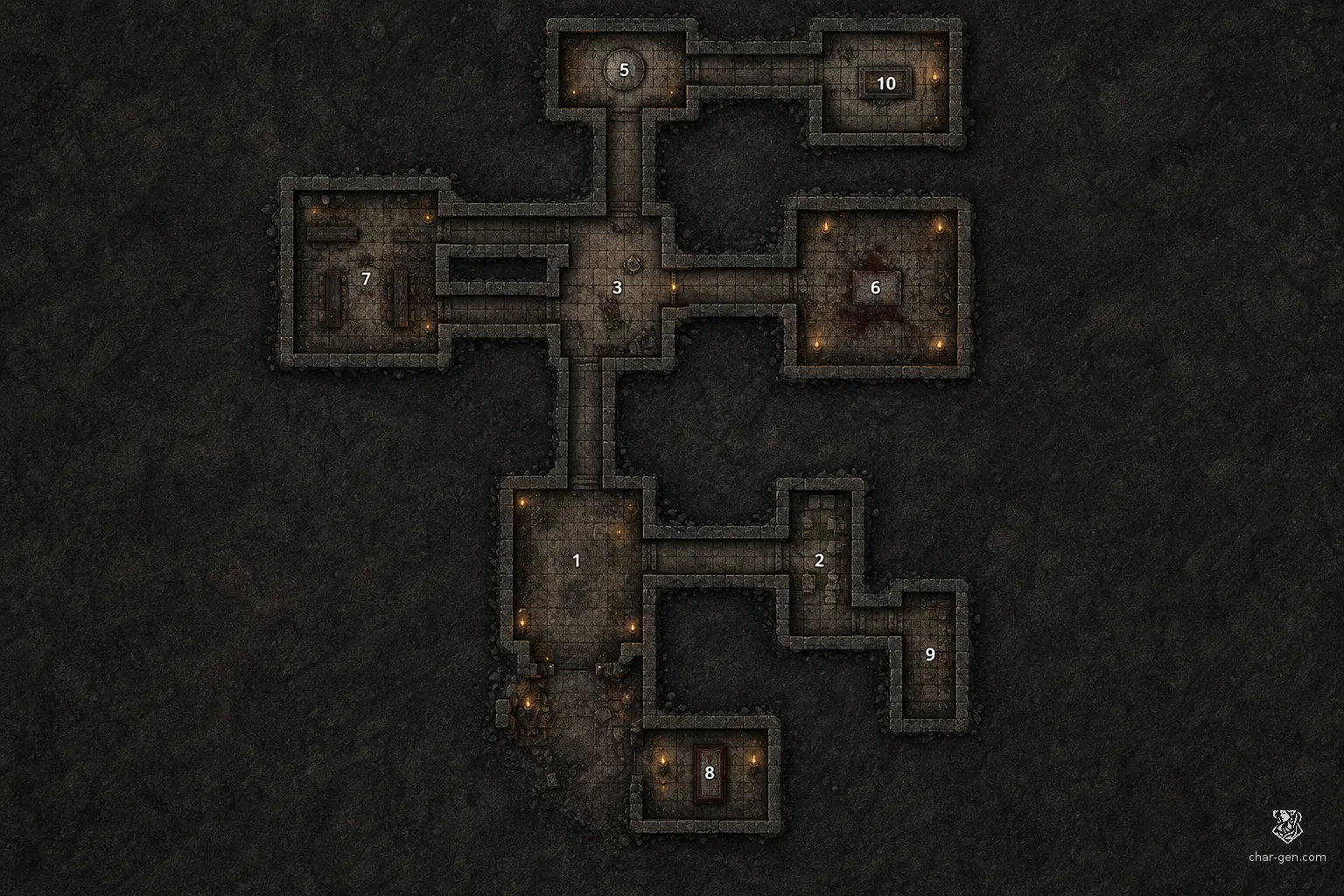 Dungeon battlemap