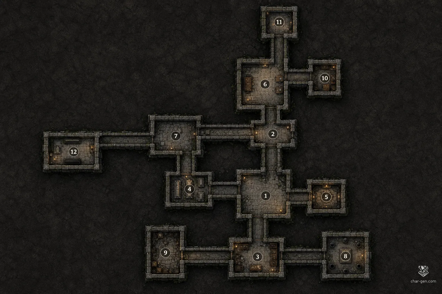 Dungeon battlemap