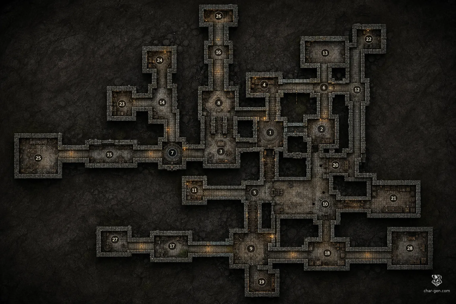 Dungeon battlemap