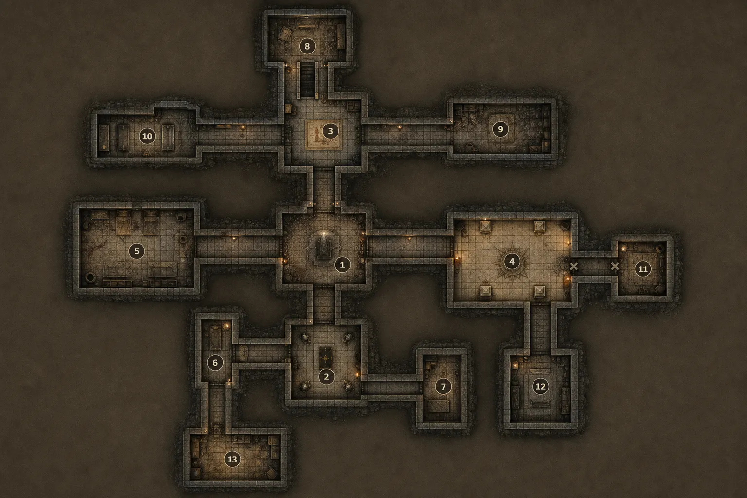 Dungeon battlemap