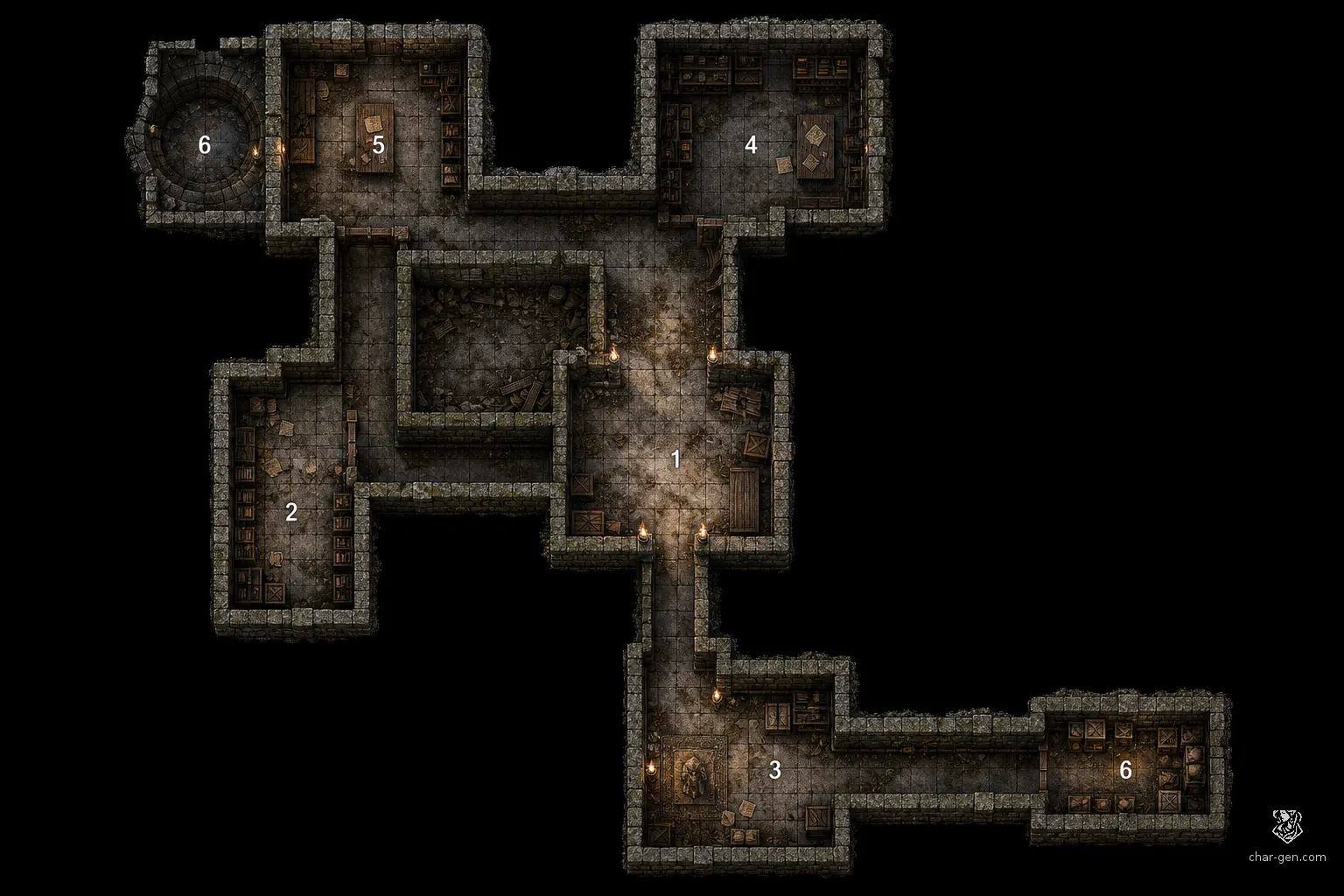 Dungeon battlemap