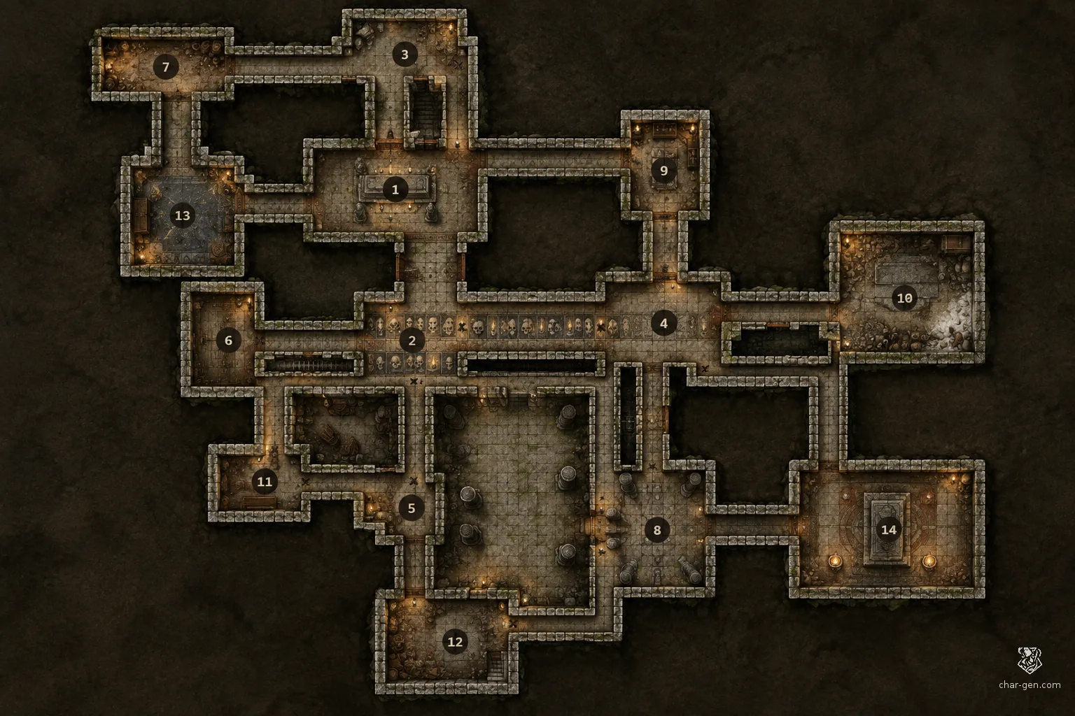 Dungeon battlemap