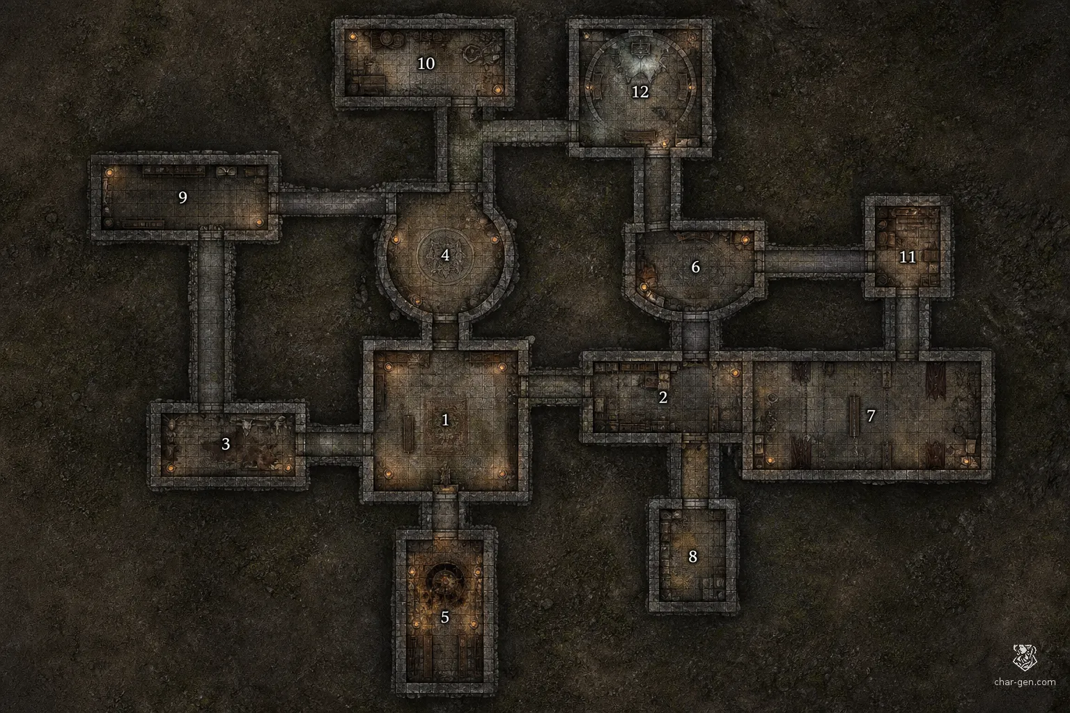Dungeon battlemap