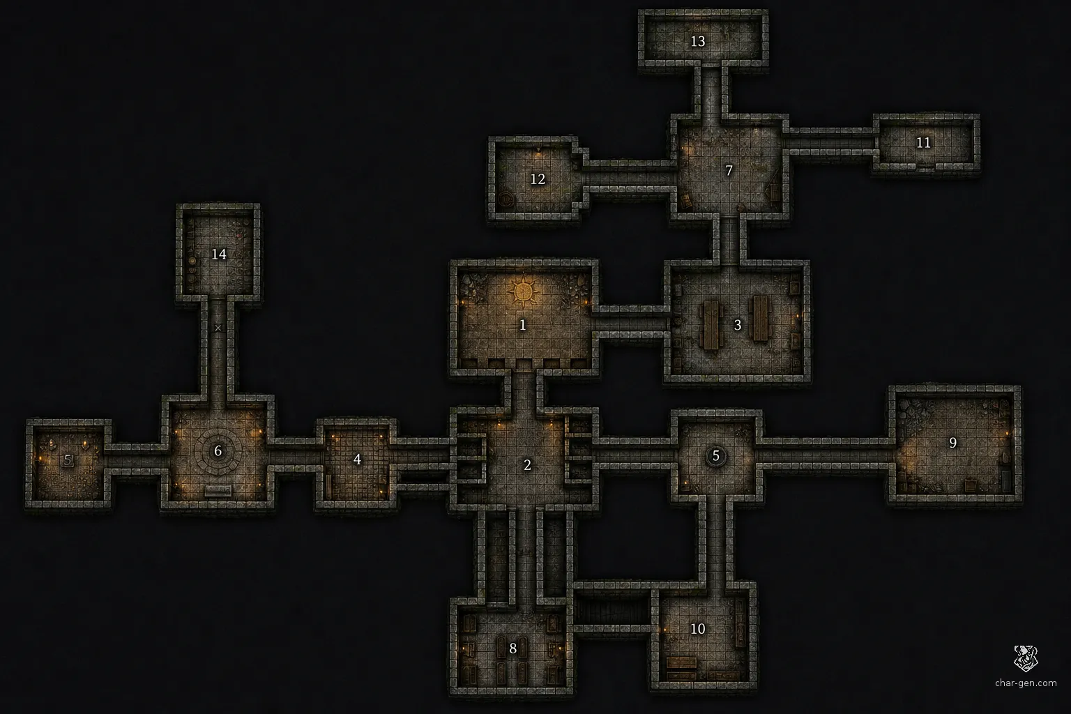 Dungeon battlemap