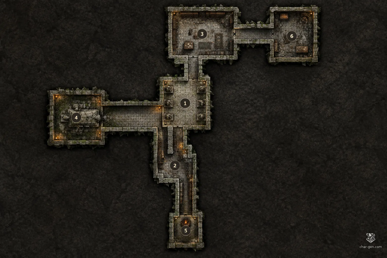 Dungeon battlemap