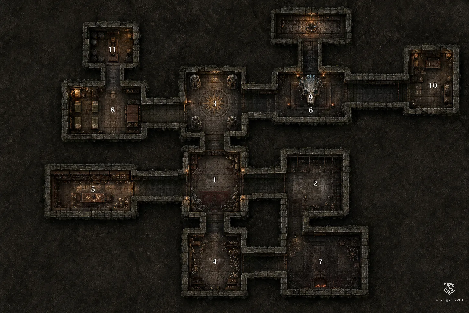 Dungeon battlemap