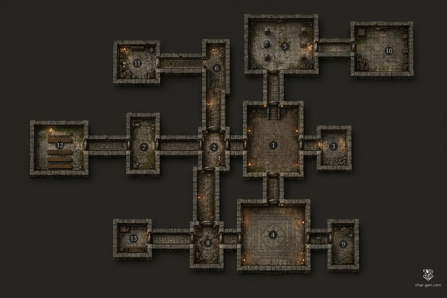 Dungeon battlemap