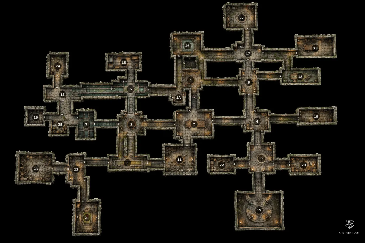 Dungeon battlemap