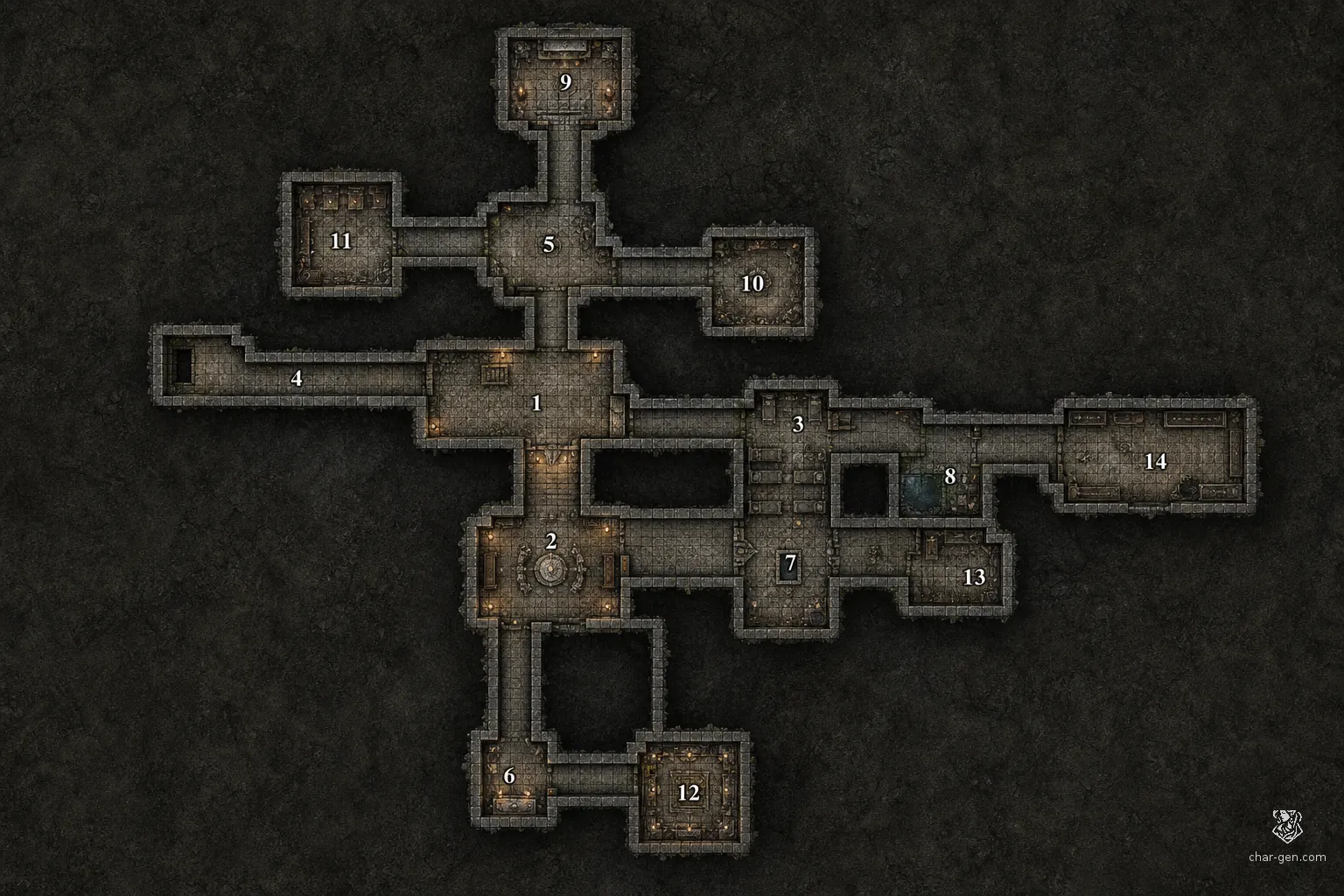 Dungeon battlemap