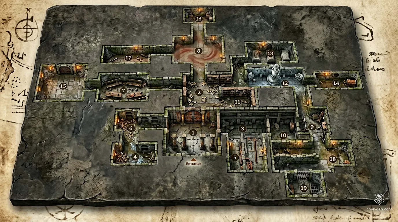 Dungeon battlemap
