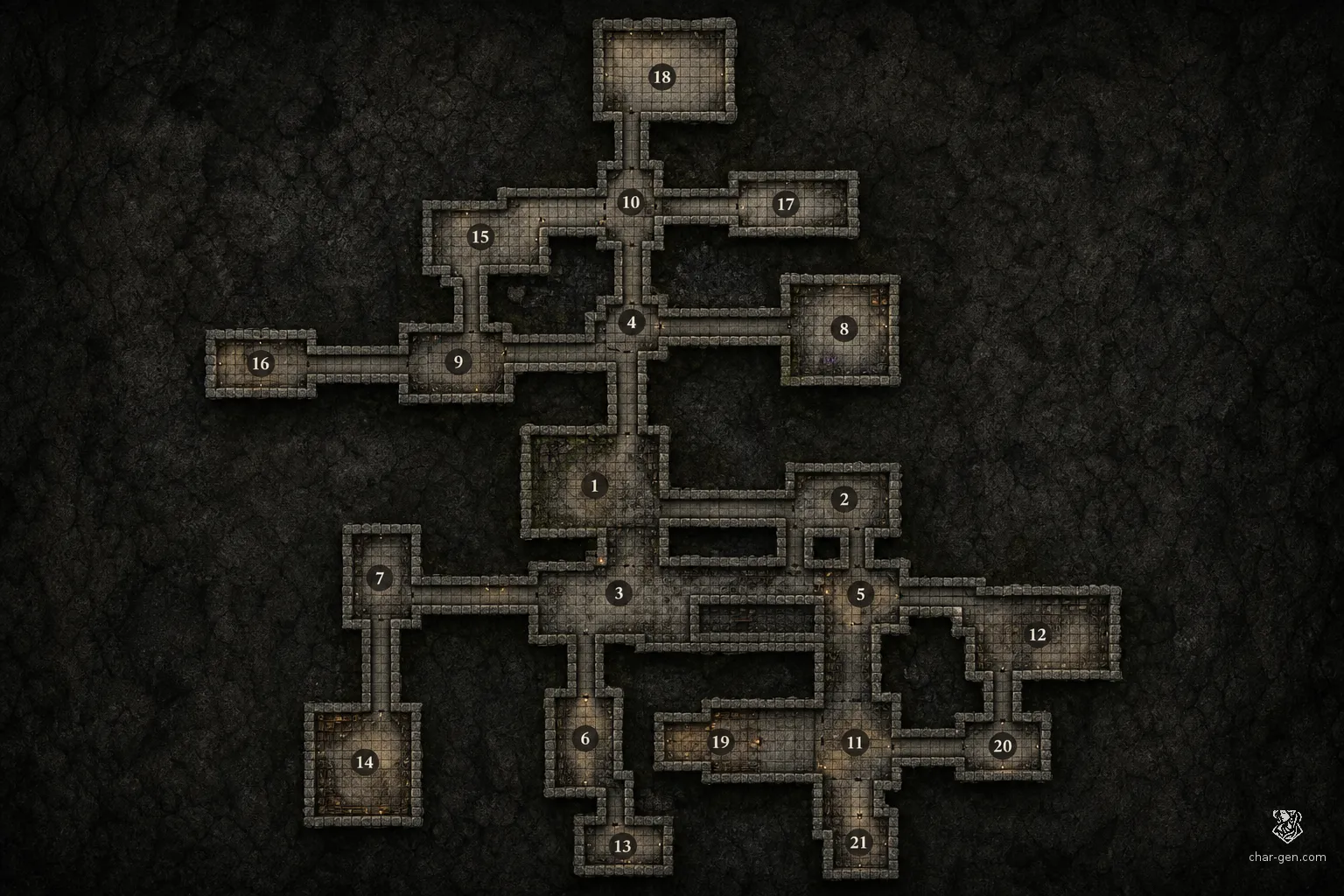 Dungeon battlemap