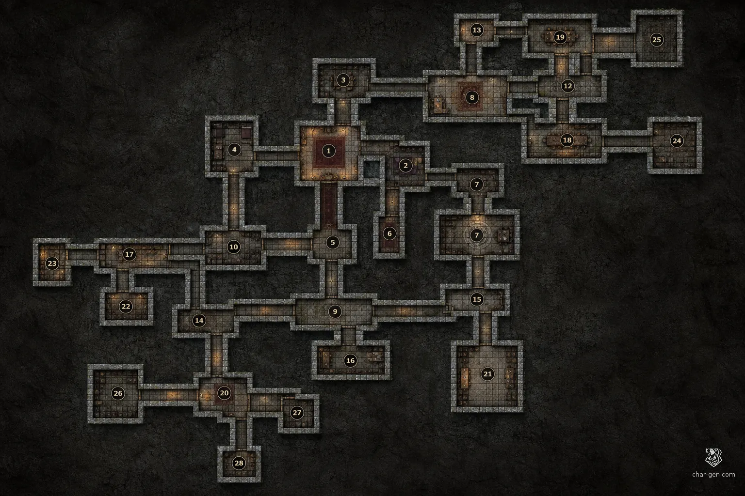 Dungeon battlemap