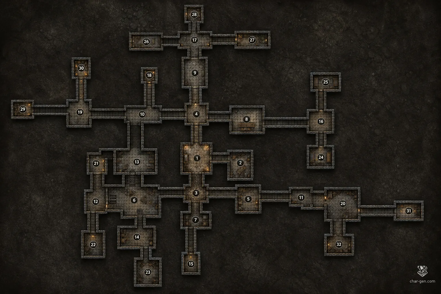 Dungeon battlemap