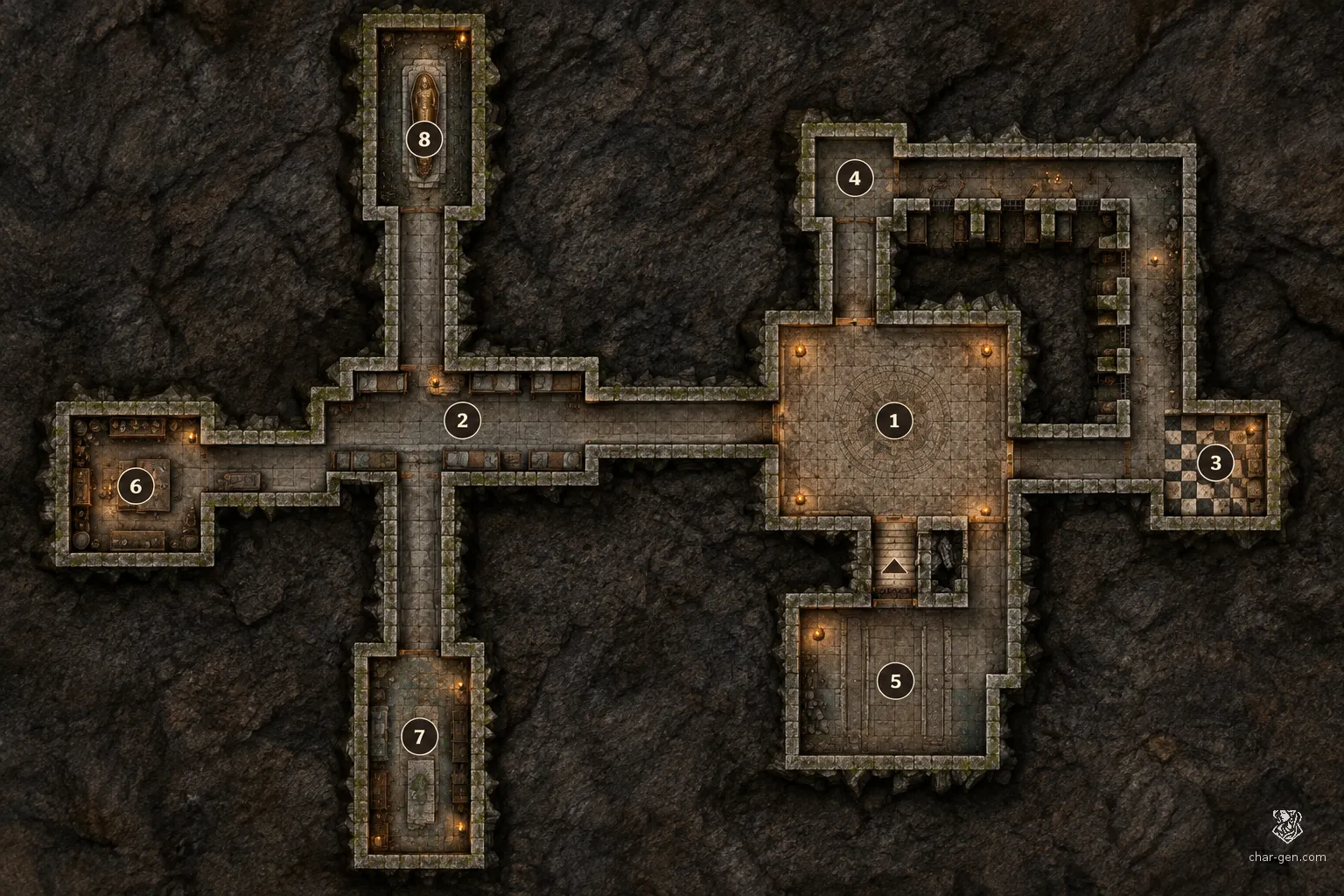 Dungeon battlemap