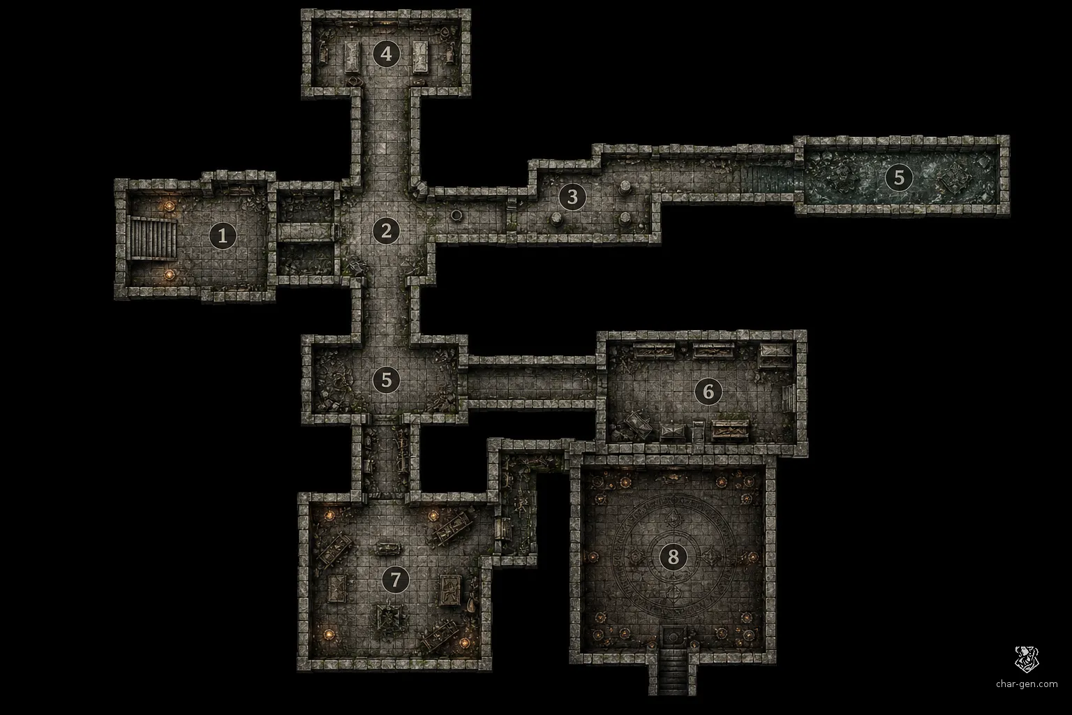 Dungeon battlemap