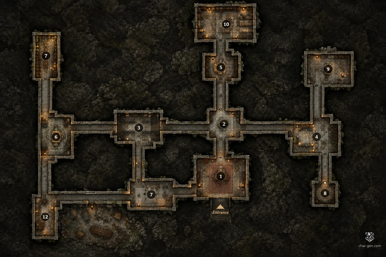 Dungeon battlemap