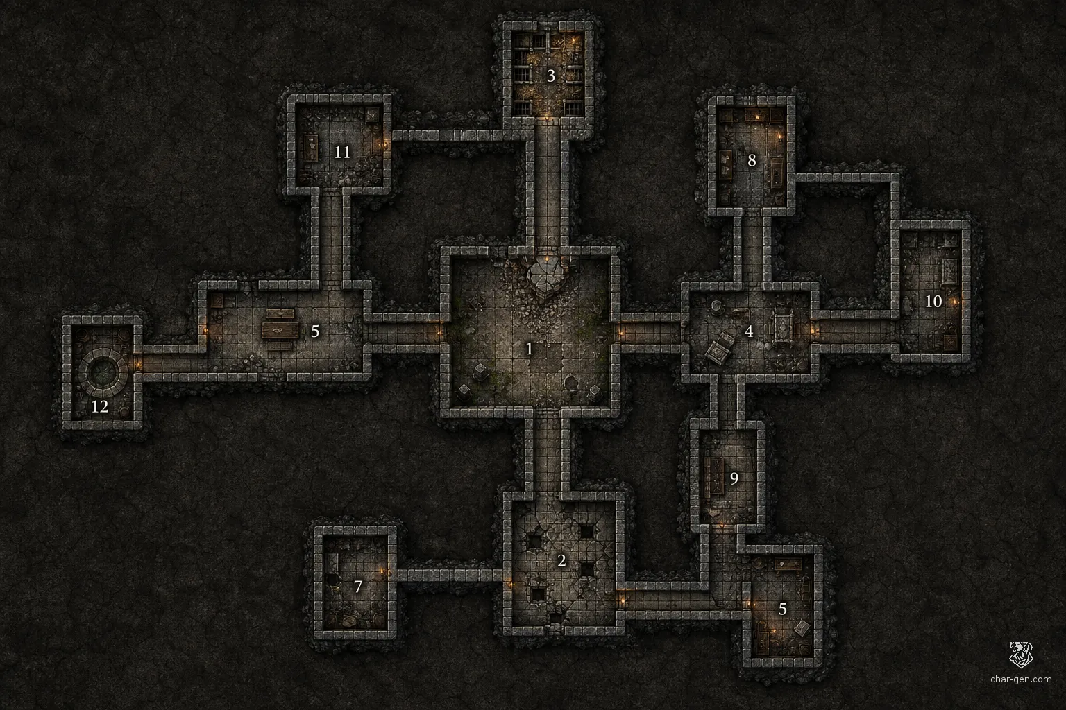 Dungeon battlemap